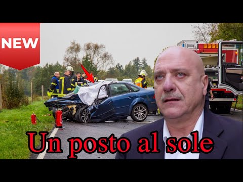 Un posto al sole: L'auto che trasportava Luca ha avuto improvvisamente un incidente, uccidendolo
