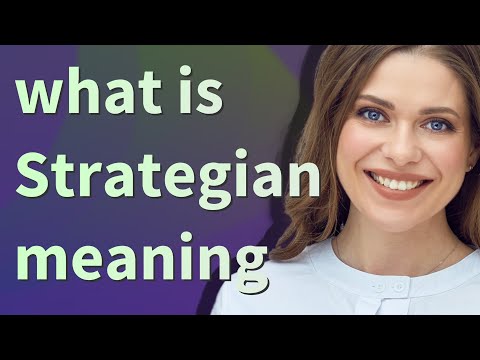 Strategian | meaning of Strategian