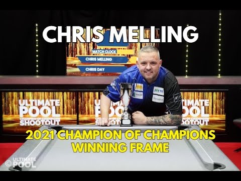 Chris Melling 2021 Champion of Champions Shootout Winning Frame