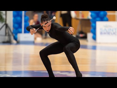 Twirling Bâton - Finale N1 2023 - Charlotte CURY - Senior élite