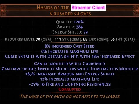 How I made my Toxic Rain gear - 3.16 Path of Exile