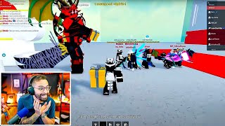 O DONO DO BLOX FRUITS ME ACHOU AO VIVO E TRANSFORMOU TUDO EM CAOS!