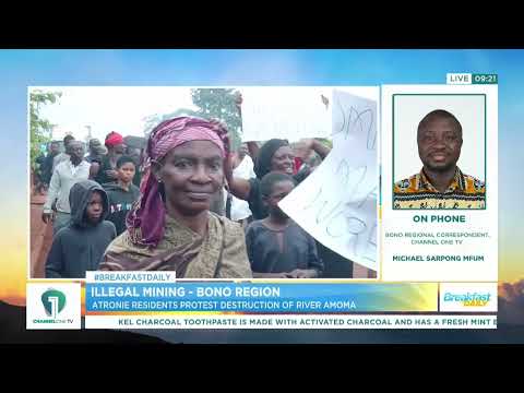 Galamsey in Bono Region: Atronie Residents Protest Destruction of River Amoma | Ghana News
