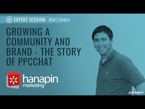Growing A Community & Brand - The Story Of PPCCHAT - Matt Umbro