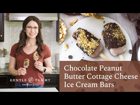TRENDING: Creamy Chocolate Peanut Butter Cottage Cheese Ice Cream Bars | EASY & Fun!