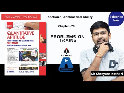 Problems on Trains Aptitude Tricks | Quantitative Aptitude | Chapter-20 | S Chand Academy