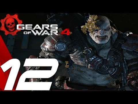 Gears of War 4 - Gameplay Walkthrough Part 12 - Storm Warning (Swarmak Boss)