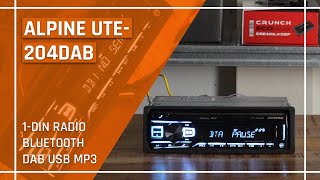Alpine UTE204DAB - DAS 1DIN Radio für dein Auto - Oldie but Goldie?
