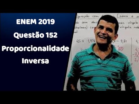 ENEM 2019 - Questão 152 (Azul) - Prof Wellington Duarte