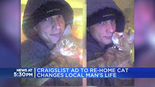 Craigslist ad to re-home cat changes local man's life