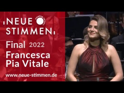 NEUE STIMMEN 2022 – Final: Francesca Pia Vitale sings "Ah, mio cor", Alcina, Händel