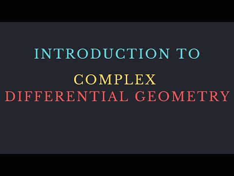 Introduction to Complex Differential Geometry -- Lecture 1 -- Intuition and Definition of Manifolds