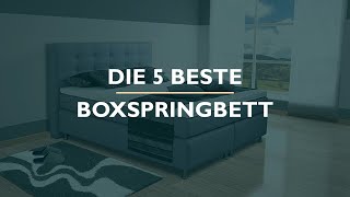 Die Besten Boxspringbett Test