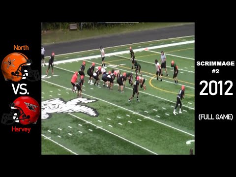 Scrimmage - North Rangers vs. Harvey Red Raiders - 2012 Ohio High School Football (FULL GAME)