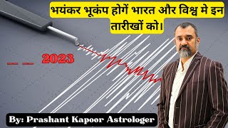 Earthquake astrological predictions about India and world in October 2023 by Prashant Kapoor