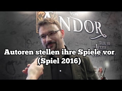 Spiel 16: Interviews mit Stefan Feld, Friedemann Friese, Michael Menzel, Bernhard Nägele