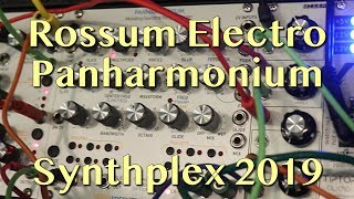 Video thumbnail for Rossum Electro Panharmonium | Synthplex 2019 by Under the Big Tree