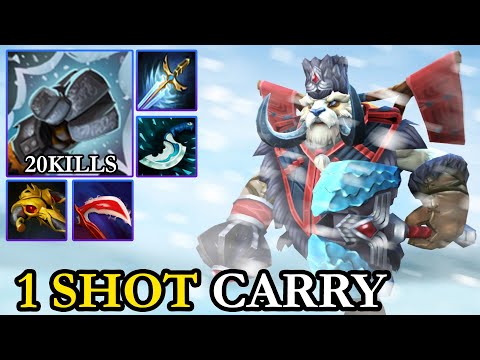 How to Solo Mid Like a PRO Roaming Carry Tusk with Desolator 1 Punch 20Kills Instant Delete Dota 2