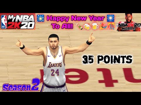 NBA2k20 Mobile - My Career #10 2nd Season | 35 Points