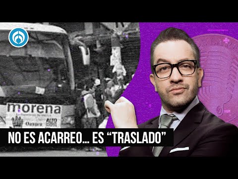 No es acarreo... es "traslado" - La Radio de la República