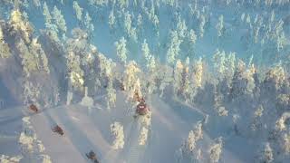 Snowmobile ride at suomutunturi