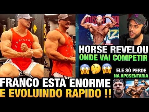 FRANCO ENORME - HORSE REVELOU SUAS 2 PRÓXIMAS COMPETIÇÕES - CBUM SÓ PERDE QUANDO APOSENTAR ? E MAIS
