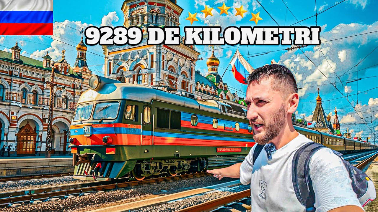 Am LUAT TRANSIBERIANUL in RUSIA:Cum arata 'CLASA I' in cel mai LUNG TREN din LUME? 1/2