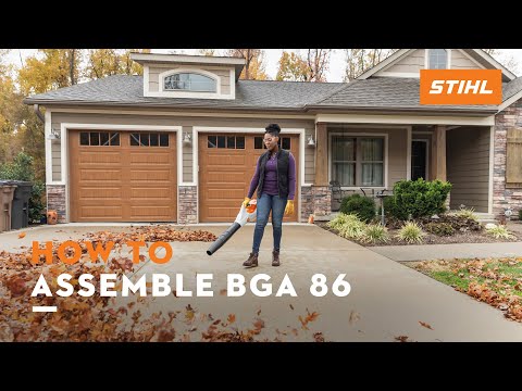 Stihl BGA 86 w/ AP 300S Battery & AL 301 Charger in Westfield, Wisconsin - Video 1