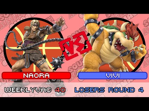 WeeklyVac 40 - SSBU - Vivi (Bowser, Diddy Kong) vs Naora (Simon)