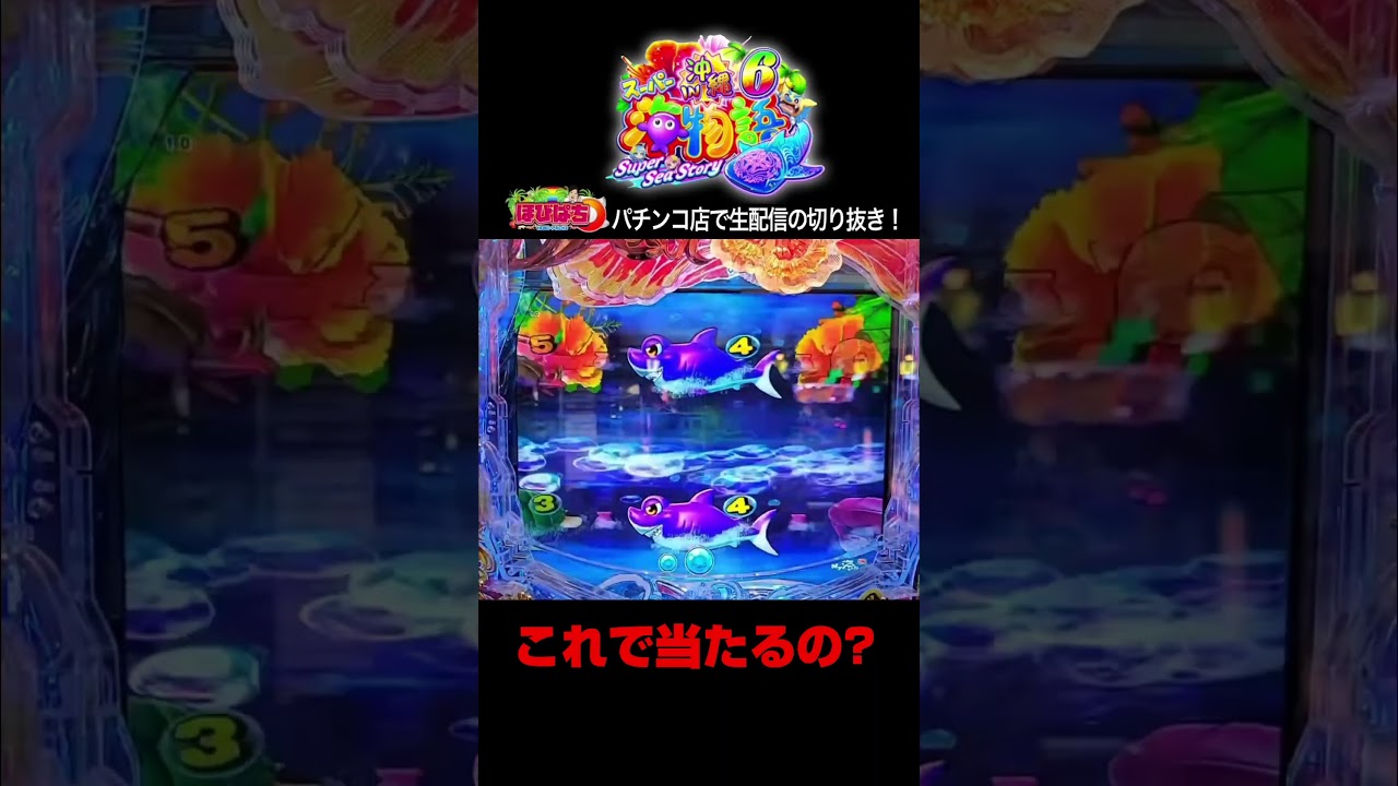 【沖海6】パチンコ屋さんから生配信の見どころ！#shortsfeed #沖海6 #海物語