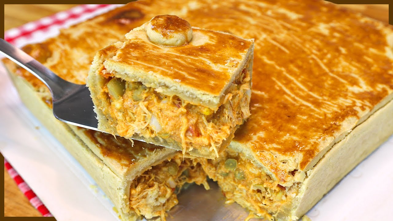 EMPADÃO DE FRANGO SUPER CREMOSO E FÁCIL I RECEITAS DE PAI