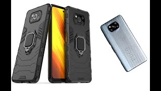 Protector Funda Case Uso Rudo para Xiaomi Poco x3 NFC + Skin Transparente :D