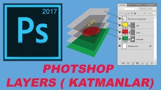 photoshop layers, photoshop katmanlar kullanımı, katmanların özellikleri, katmanlarla çalışma