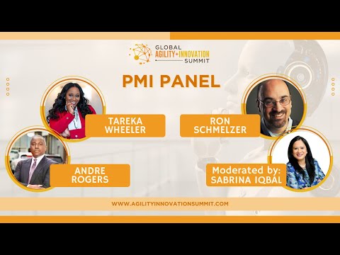 PMI Panel with Tareka Wheeler, Ron Schmelzer, Andre Rogers and Moderated by Sabrina Iqbal