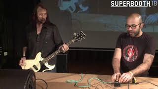 Video thumbnail for Alexander Hacke plays the GODEATER from ANIMAL FACTORY AMPLIFICATION @SUPERBOOTH18 by Superbooth Berlin
