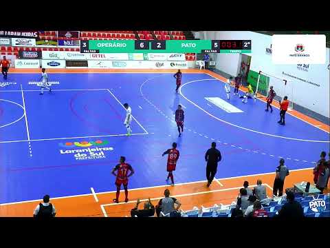 OPERÁRIO LARANJEIRAS X PATO FUTSAL - AO VIVO - CAMPEONATO PARANAENSE SÉRIE OURO