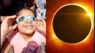 SOLAR ECLIPSE ALMOST BLINDS US