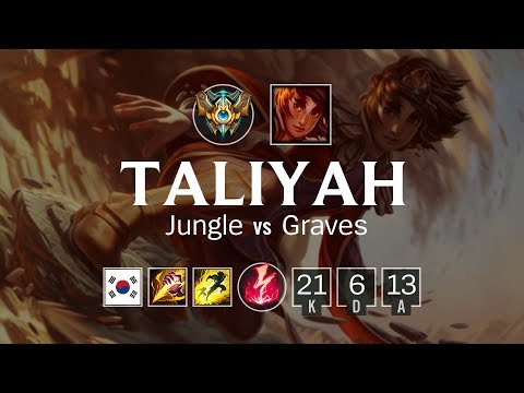 Taliyah Jungle vs Graves - KR Challenger Patch 8.11