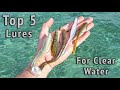 BEST Lures For CLEAR WATER Bass Fishing (Crystal Clear Water)