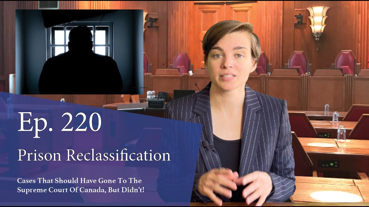 Prison Reclassification: Cases That Should Have Gone to the Supreme ...