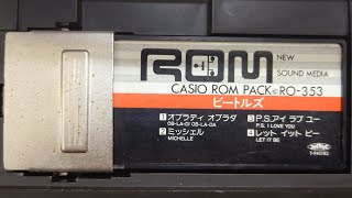 Video thumbnail for CASIO ROM PACK RO-353 ビートルズ (CASIO TONE MT-88 キーボード 自動演奏) by kosei_515