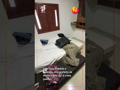 Com casa invadida e revirada, vice-prefeito de Muniz Freire diz é crime político