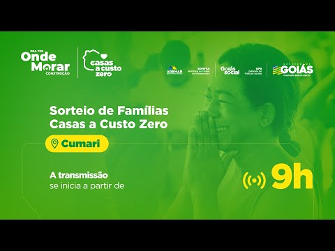 Sorteio de Famílias em Cumari - Goiás