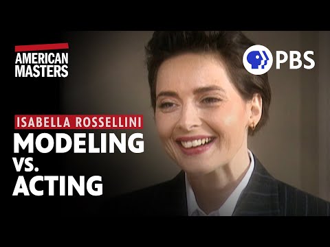 Isabella Rossellini compares her acting and modeling | American Masters | PBS