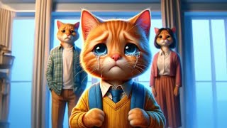 Cat Was Bullied At School 🏫 😿 #cat #cutecat