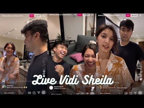 LIVE VIDI ALDIANO DAN SHEILA DARA AISHA TERBARU. VIDI SHEILA MASAK BARENG, GEMES BANGET 😍