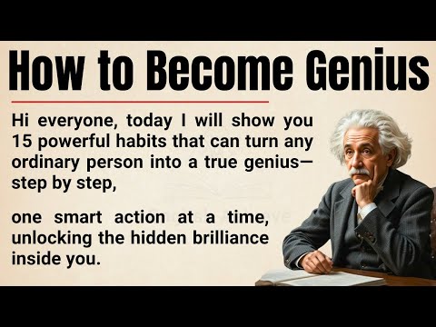 How to Think Like a Genius  15 Daily Habits That Transform Your Brain 🔥 || Improve Your English ✅