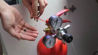 How to - Aquarium fire extinguisher co2 setup