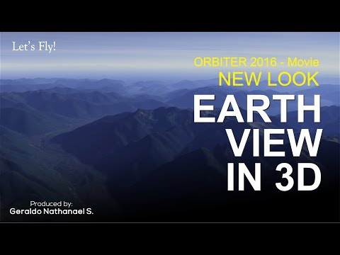 Orbiter 2016 Movie - Earth View in 3D