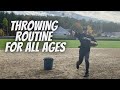 Use This Throwing Routine Before Practice and Games
